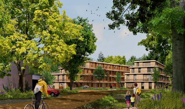 Impressie nieuwbouw Ter Coulsterlaan